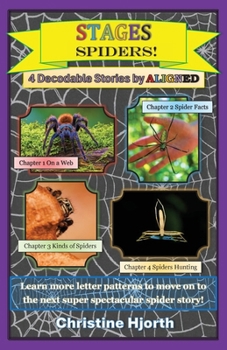 Paperback Spiders Stages A Non-Fiction Decodable Book