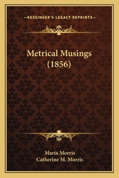 Paperback Metrical Musings (1856) Book