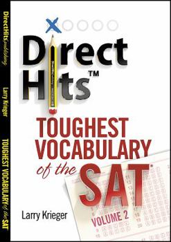 Paperback Direct Hits Toughest Vocabulary of the SAT: Volume 2 Book