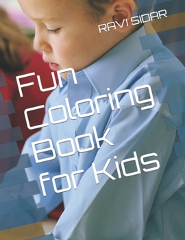 Paperback Fun Coloring Book for Kids [Large Print] Book