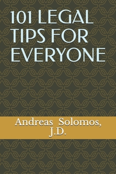 Paperback 101 Legal Tips for Everyone Book