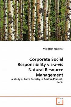 Paperback Corporate Social Responsibility vis-a-vis Natural Resource Management Book