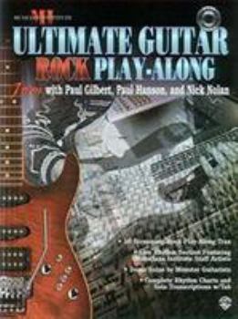 Paperback Ultimate Play-Along Guitar Trax Rock: Book & CD [With CD] Book
