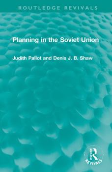 Hardcover Planning in the Soviet Union Book