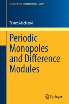 Paperback Periodic Monopoles and Difference Modules Book