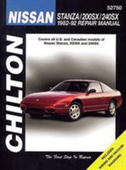Paperback Nissan Stanza, 200sx, and 240sx, 1982-92 Book