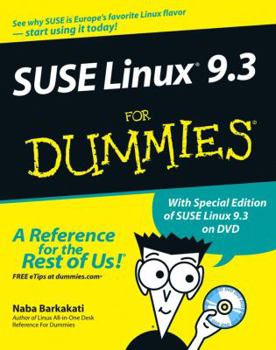 Paperback Suse Linux 9.3 for Dummies [With CD-ROM] Book