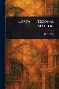 Paperback Certain Personal Matters Book