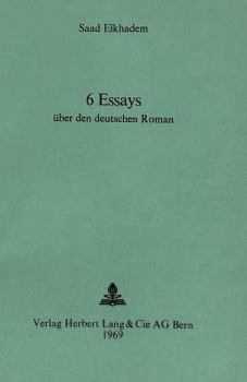 Paperback 6 Essays Ueber Den Deutschen Roman [German] Book