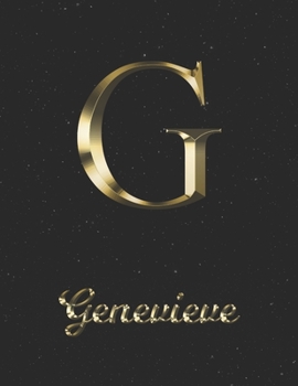 Genevieve: 1 Year Daily Planner (12 Months) | Yellow Gold Effect Letter G Initial First Name | 2020 - 2021 | 365 Pages for Planning | January 20 - ... | Plan Each Day, Set Goals & Get Stuff Done