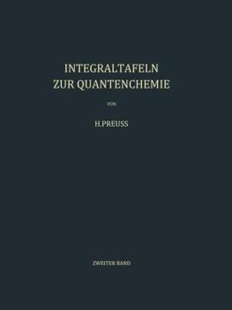 Paperback Integraltafeln Zur Quantenchemie: Zweiter Band [German] Book