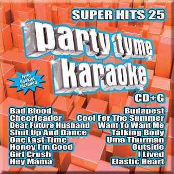 Music - CD Party Tyme Karaoke - Super Hits 25 (16-song CD+G) Book