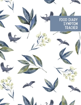 Paperback Food Diary Symptom Tracker: Self Care Daily Planner with Affirmations Book
