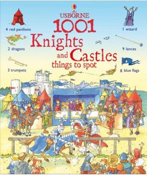 Hardcover 1001 Knights and Castle Things to Spot Book