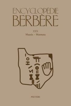 Paperback Encyclopedie Berbere. Fasc. XXX: Maaziz - Matmata [French] Book