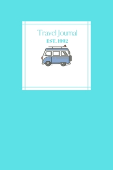 Travel Journal: Notebook for Adventurers and Travellers , Blank Lined Diary, 6" x 9", 110 pages
