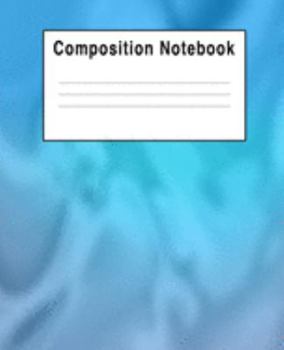 Paperback Composition Notebook: Blue Art Book