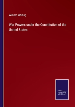 Paperback War Powers under the Constitution of the United States Book