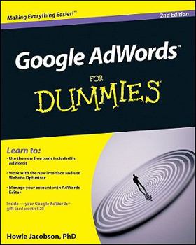 Paperback Google AdWords for Dummies Book