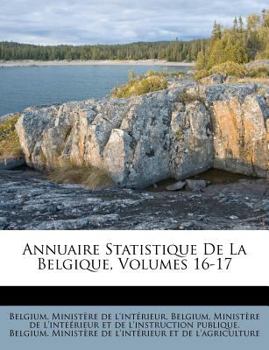 Paperback Annuaire Statistique de la Belgique, Volumes 16-17 Book