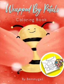 Paperback Wrapped by Petals Coloring Book