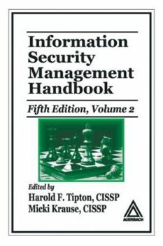 Hardcover Information Security Management Handbook, Volume 2 Book