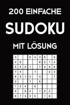 Paperback 200 einfache Sudoku mit Lösung: Puzzle Rätsel Heft, 9x9, 2 Rätsel pro Seite [German] Book