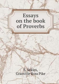 Paperback Essays on the book of Proverbs Book
