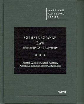 Hardcover Climate Change Law: Mitigation and Adaptation Book