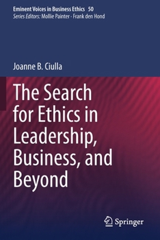 Paperback The Search for Ethics in Leadership, Business, and Beyond Book