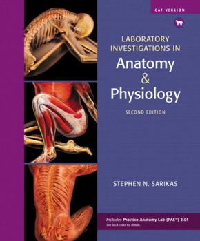 Spiral-bound Laboratory Investigations in Anatomy & Physiology, Cat Version Book