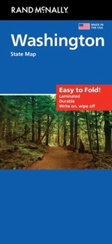 Loose Leaf Rand McNally Easy to Fold: Washington State Laminated Map Book