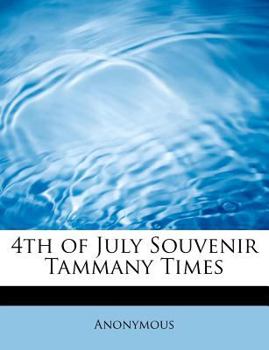 Paperback 4th of July Souvenir Tammany Times Book