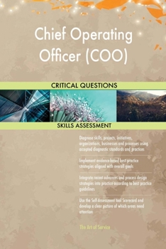 Paperback Chief Operating Officer (COO) Critical Questions Skills Assessment Book
