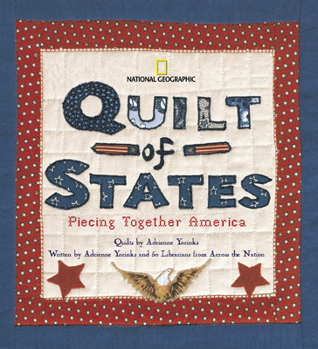 Library Binding Quilt of States: Piecing Together America Book