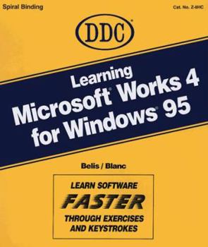 Spiral-bound Learning Microsoft Works 4 for Windows 95 Book