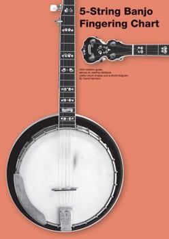Paperback 5-String Banjo Fingering Chart Book