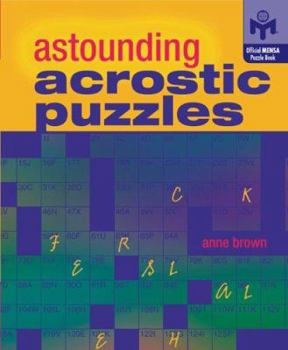 Spiral-bound Astounding Acrostic Puzzles Book