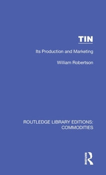 Hardcover Tin: Its Production and Marketing Book