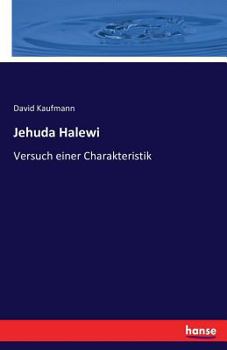 Paperback Jehuda Halewi: Versuch einer Charakteristik [German] Book