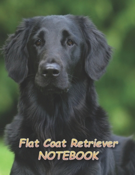 Flat Coat Retriever NOTEBOOK: Notebooks and Journals 110 pages (8.5"x11")