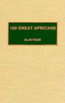 Hardcover 100 Great Africans Book