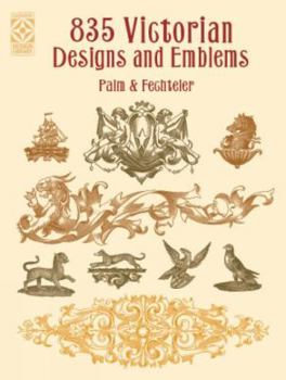Paperback 835 Victorian Designs and Emblems (Dover Pictorial Archive) Book