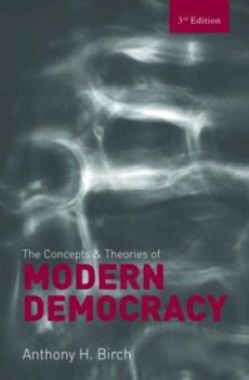 Paperback Concepts and Theories of Modern Democracy Book