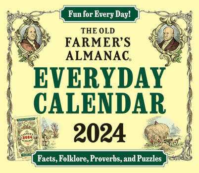 Paperback The 2024 Old Farmer's Almanac Everyday Calendar Book