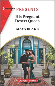 Mass Market Paperback His Pregnant Desert Queen [Large Print] Book