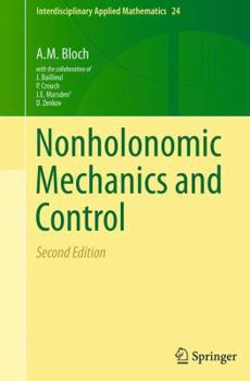 Paperback Nonholonomic Mechanics and Control Book