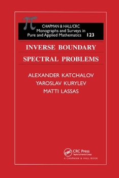 Paperback Inverse Boundary Spectral Problems Book