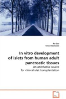 Paperback In vitro development of islets from human adult pancreatic tissues Book