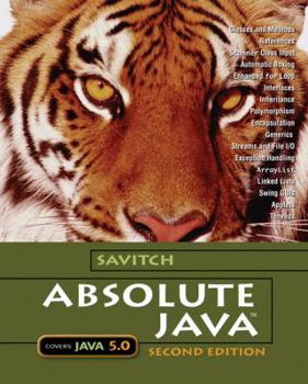 Paperback Absolute Java with Student Resource Disk Book